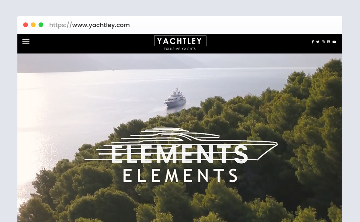 Yachtley web tasarım referansı