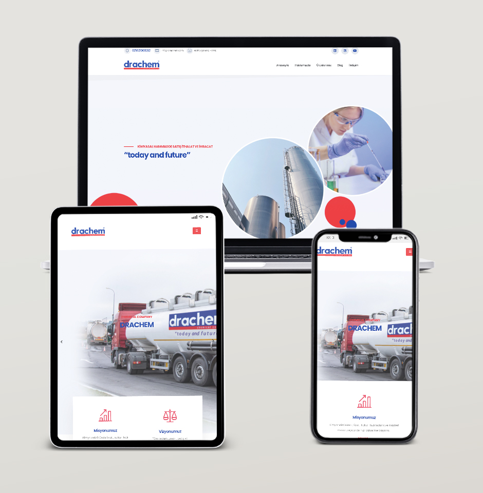 Drachem web tasarım referansı