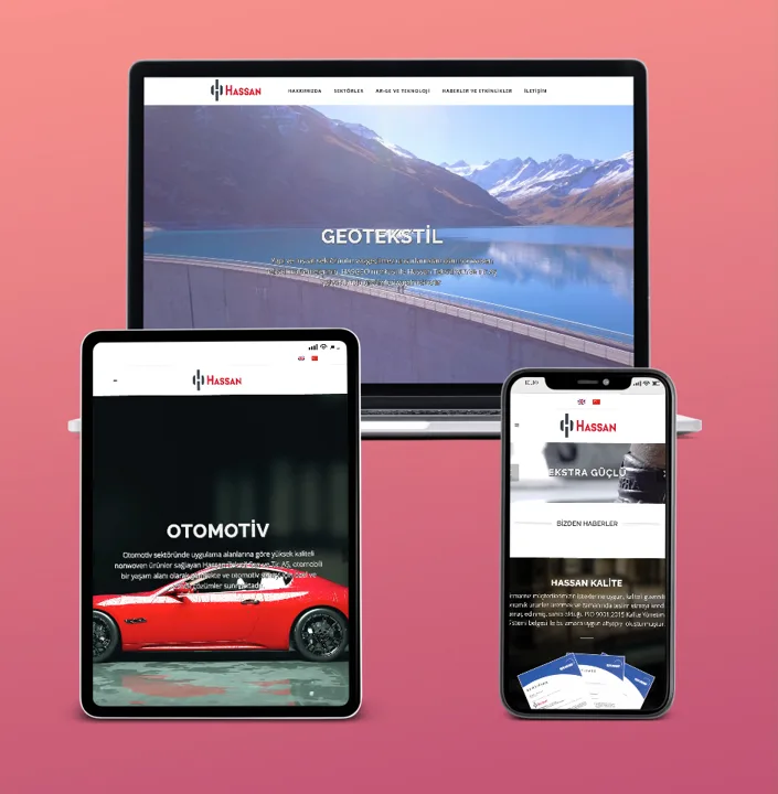 Hassan Group web sitesi tasarımı